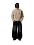 Beige Zipper.