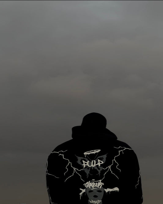 'Thunder' Black Hoodie