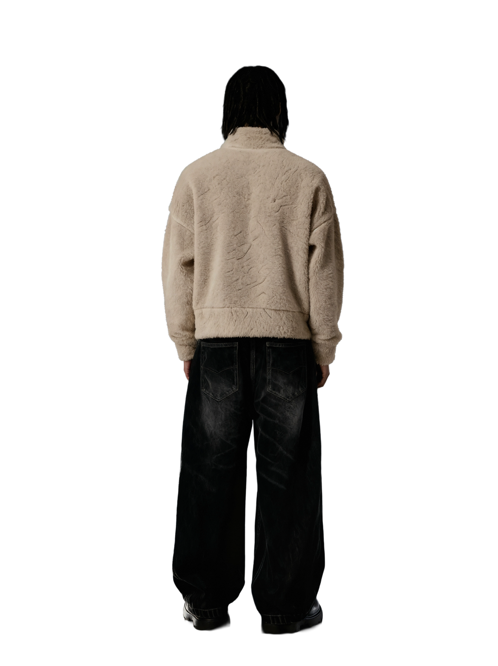 Beige Zipper.