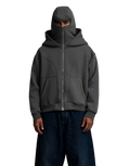 Double Hood-Grey Jacket.