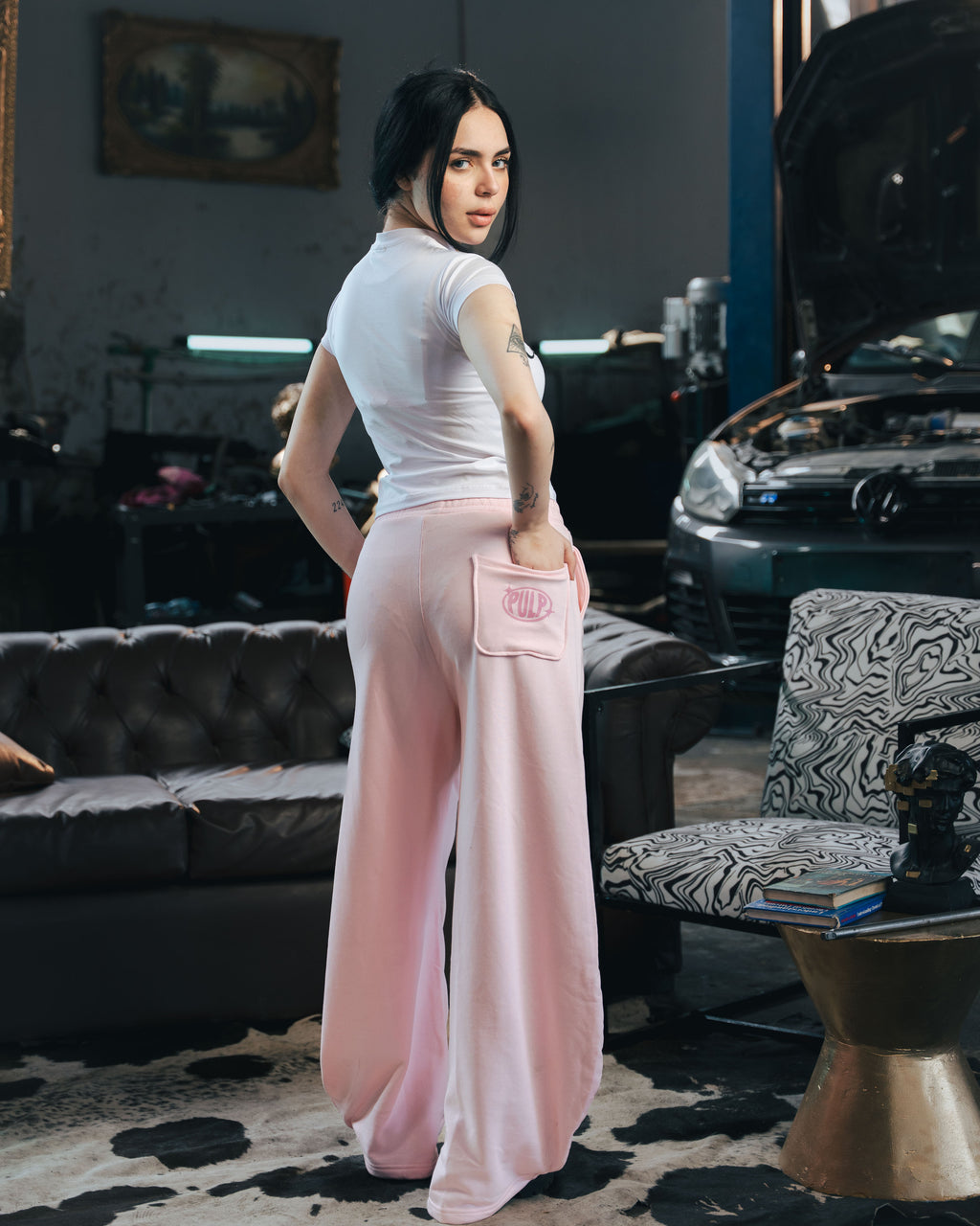 Pink Pants.