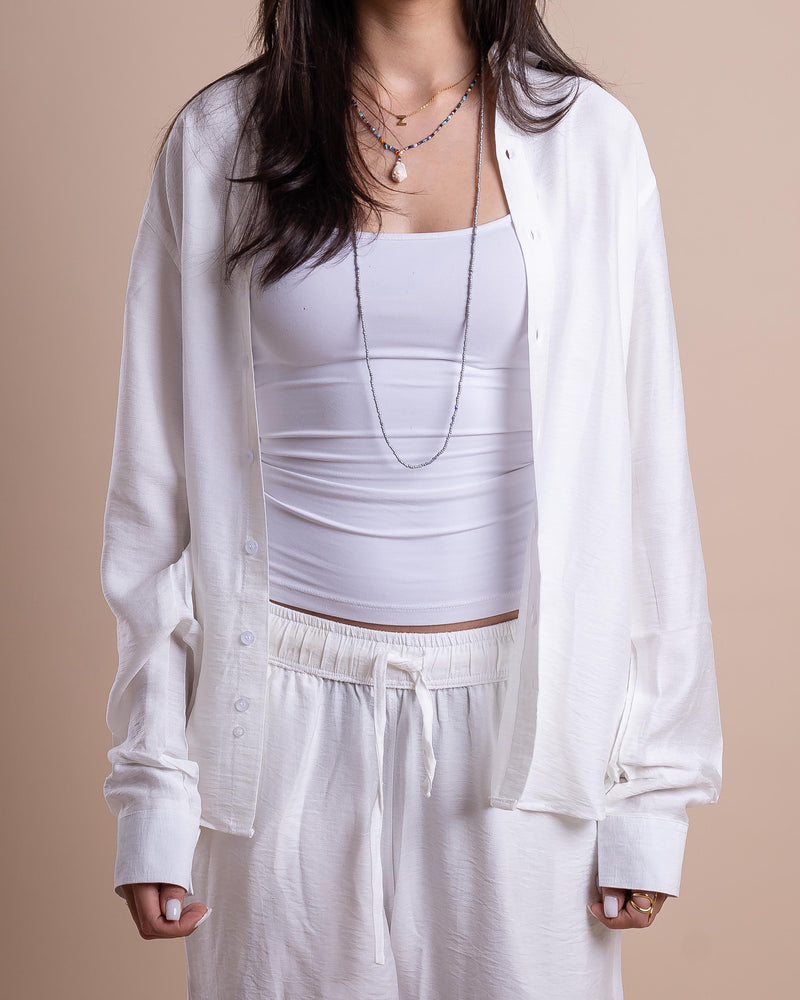 White Linen Shirt